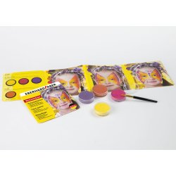 EFA Sminke 4 farver Sommerfugl ansigtsmaling